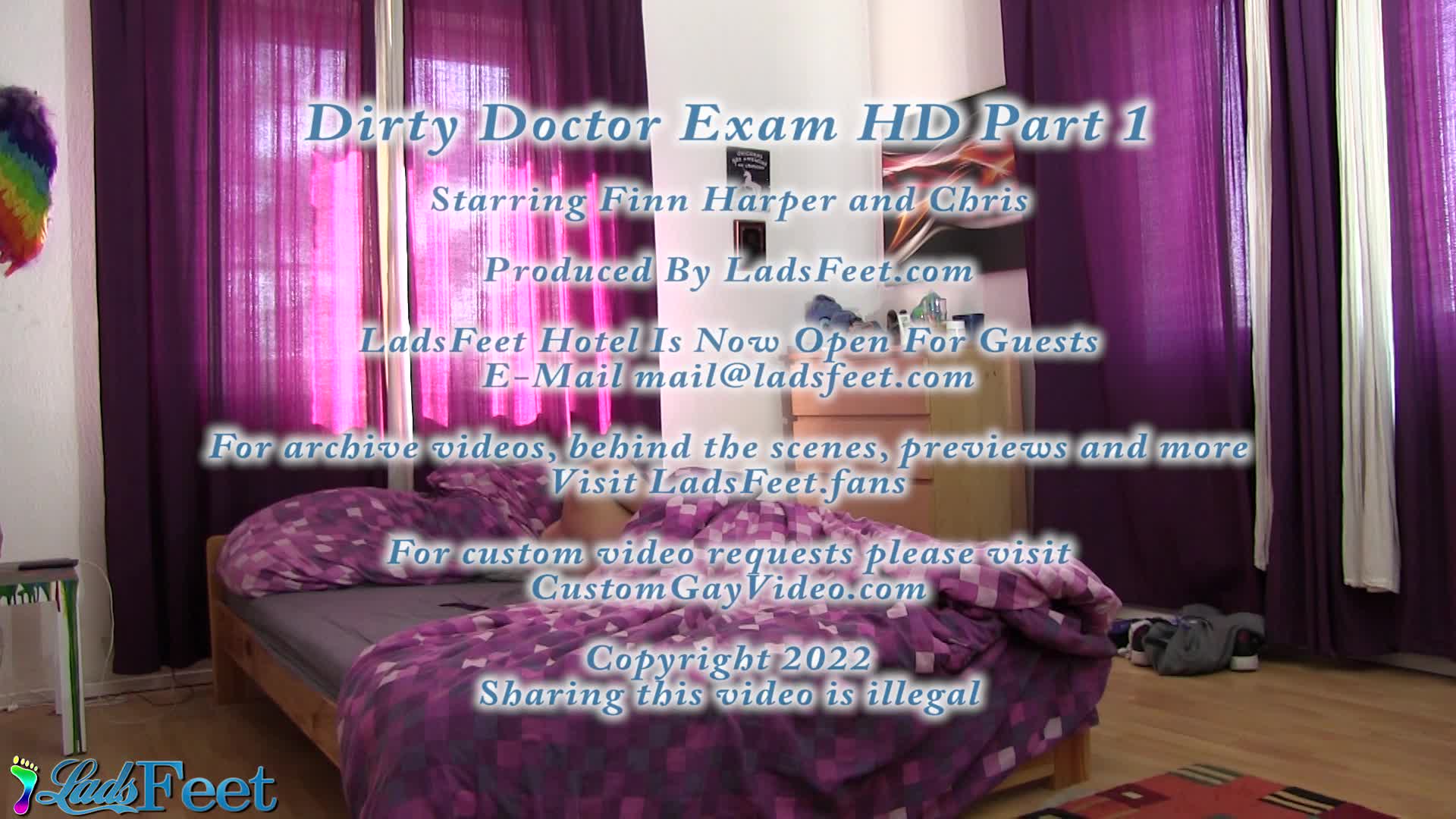 Dirty Doctor HD MultiCam Part 1 - Trailer - LadsFeet Gay Foot Fetish